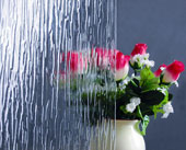 Rain-L patterned glass